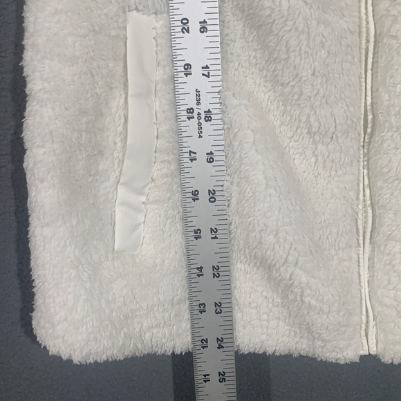 Patagonia Los Gatos Fleece Vest Womens M White Full Zip High Neck Sleeveless - Picture 6 of 8